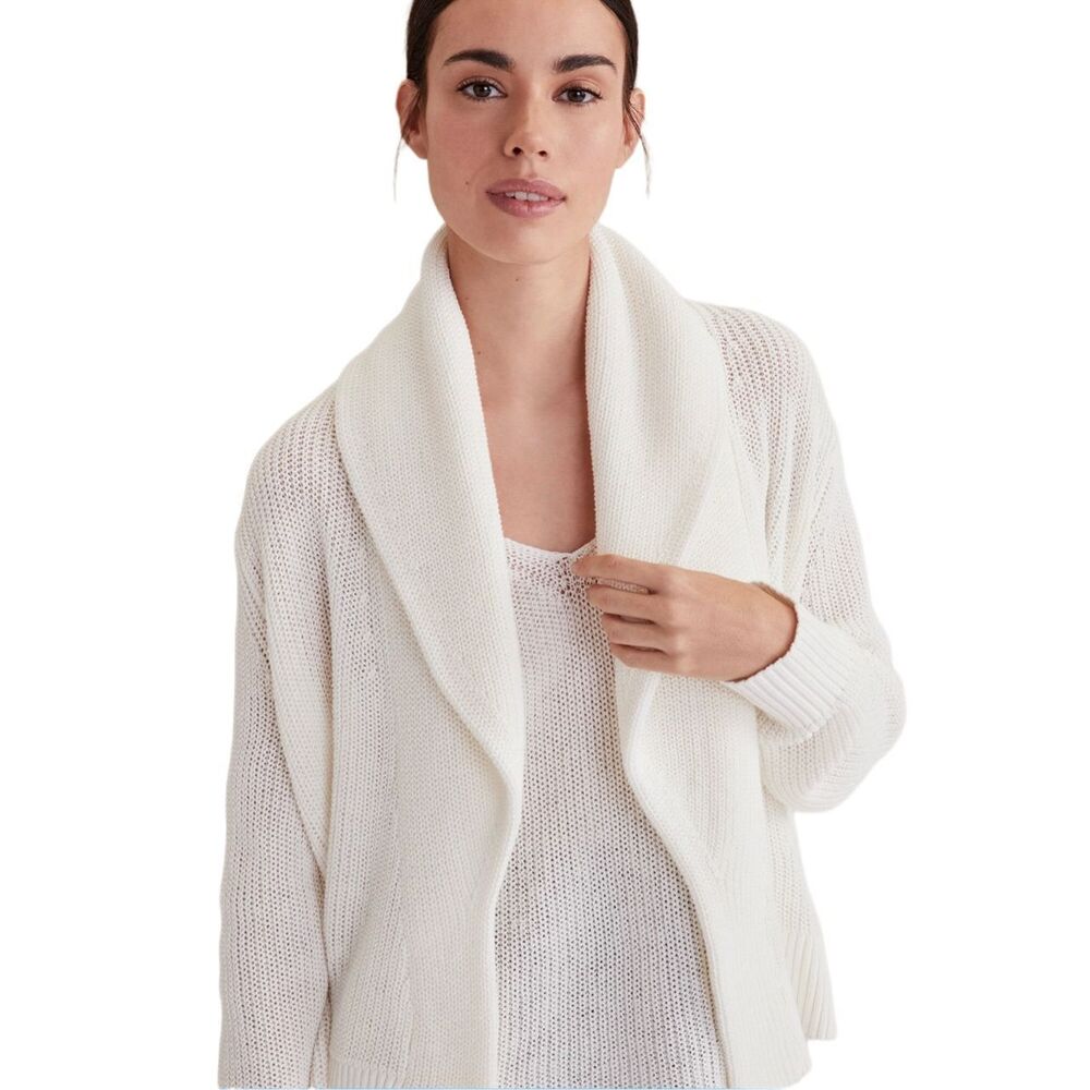 Ann Taylor Shawl Collar Cardigan Sz M